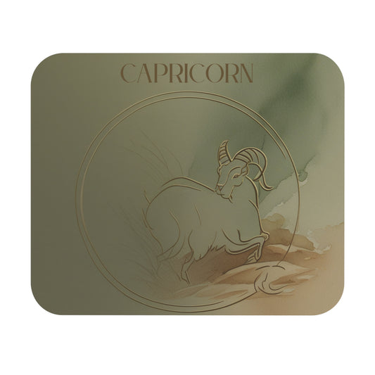 Earthy Capricorn Mouse Pad