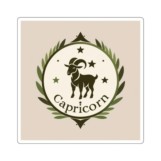 Garden Capricorn Square Sticker