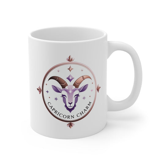 11oz Capricorn Charm Ceramic Mug