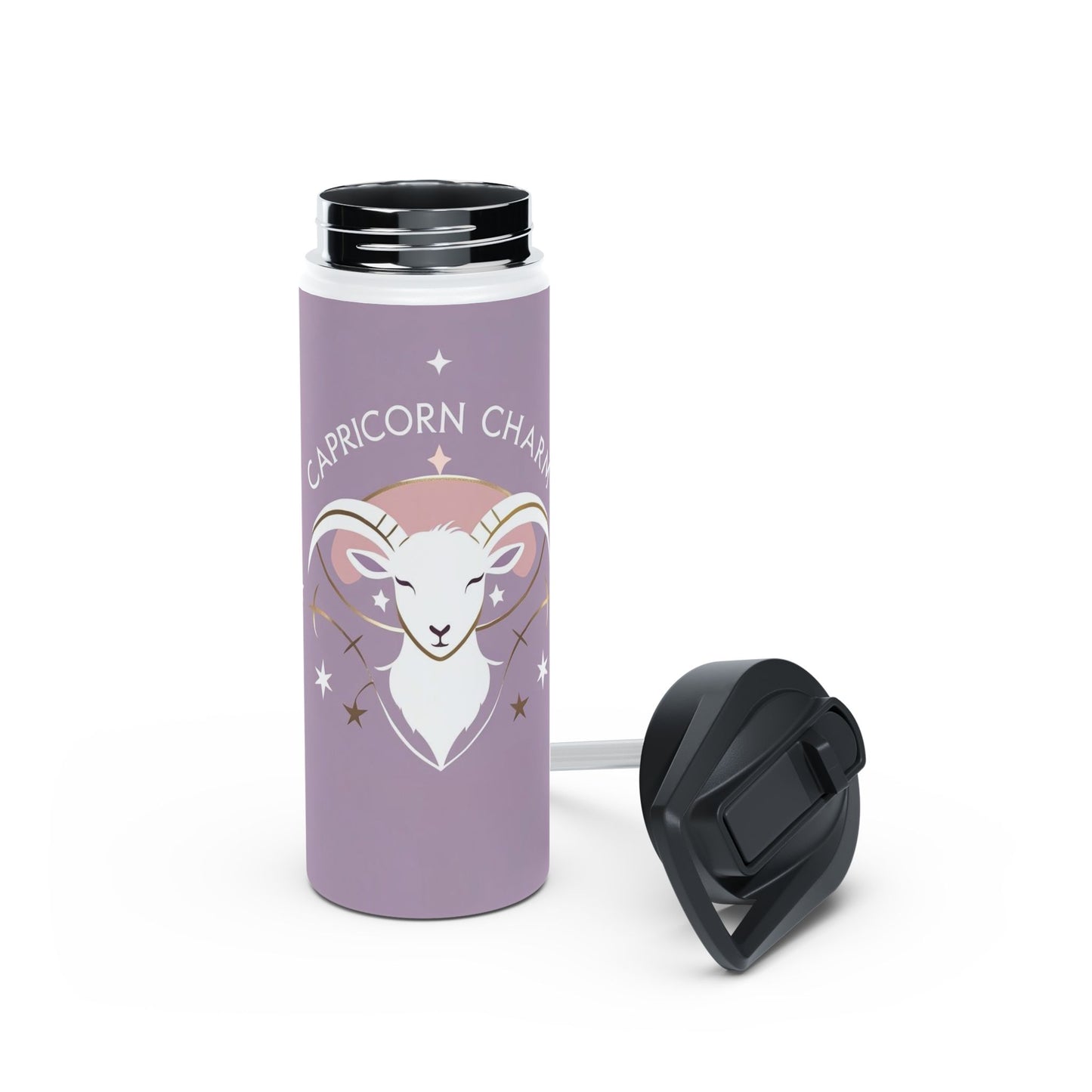18oz Capricorn Charm Stainless Steel Bottle
